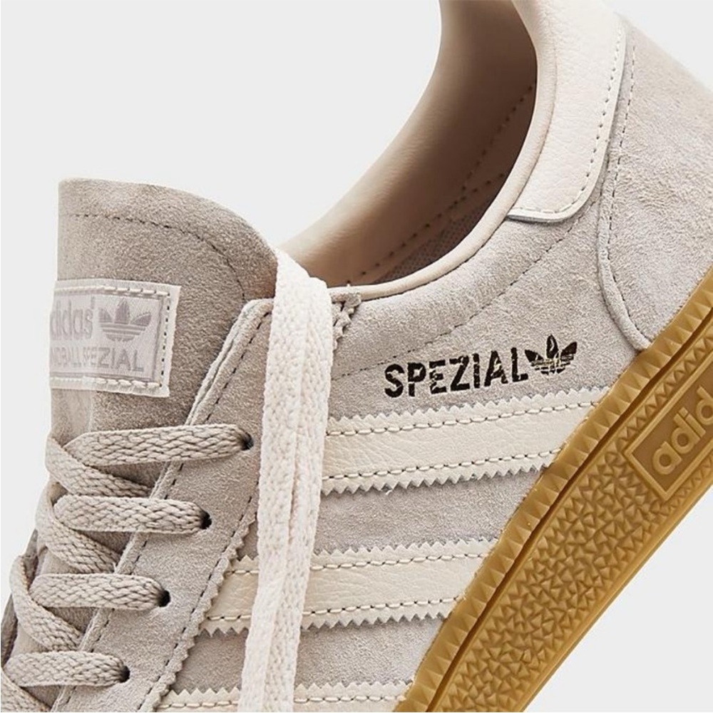 adidas Originals Gazelle Sneakers in Cream and Gum - Picture 5 of 9